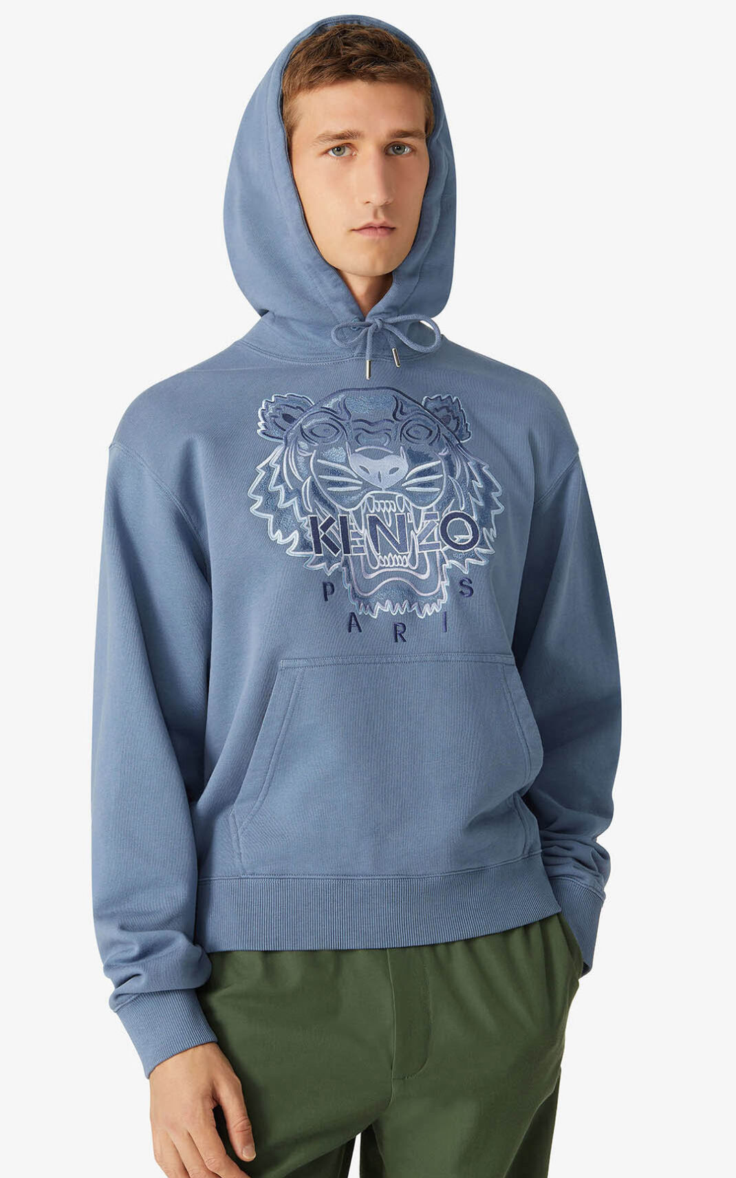 Sweat A Capuche Kenzo Tiger Homme Bleu | CZAR-58729